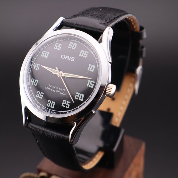 Oris Vintage Swiss 17 Jewels Hand-Wound Mechanical Men's Watch - FREE SHIPPING - Picture 2 of 12